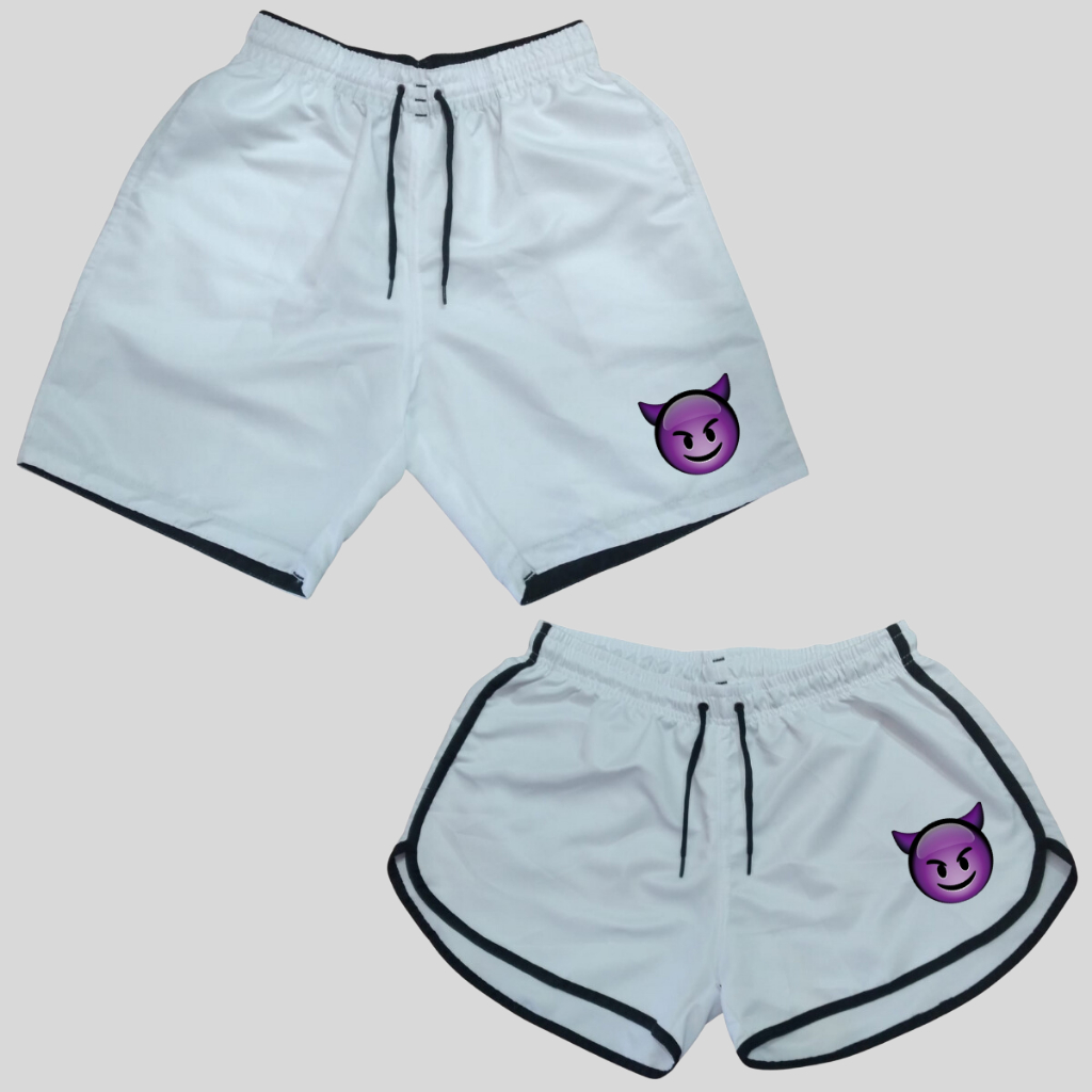 Conjunto Shorts Praia Casal Mozão Bermudas Casais Malvadinhos Carnaval Praia lançamento