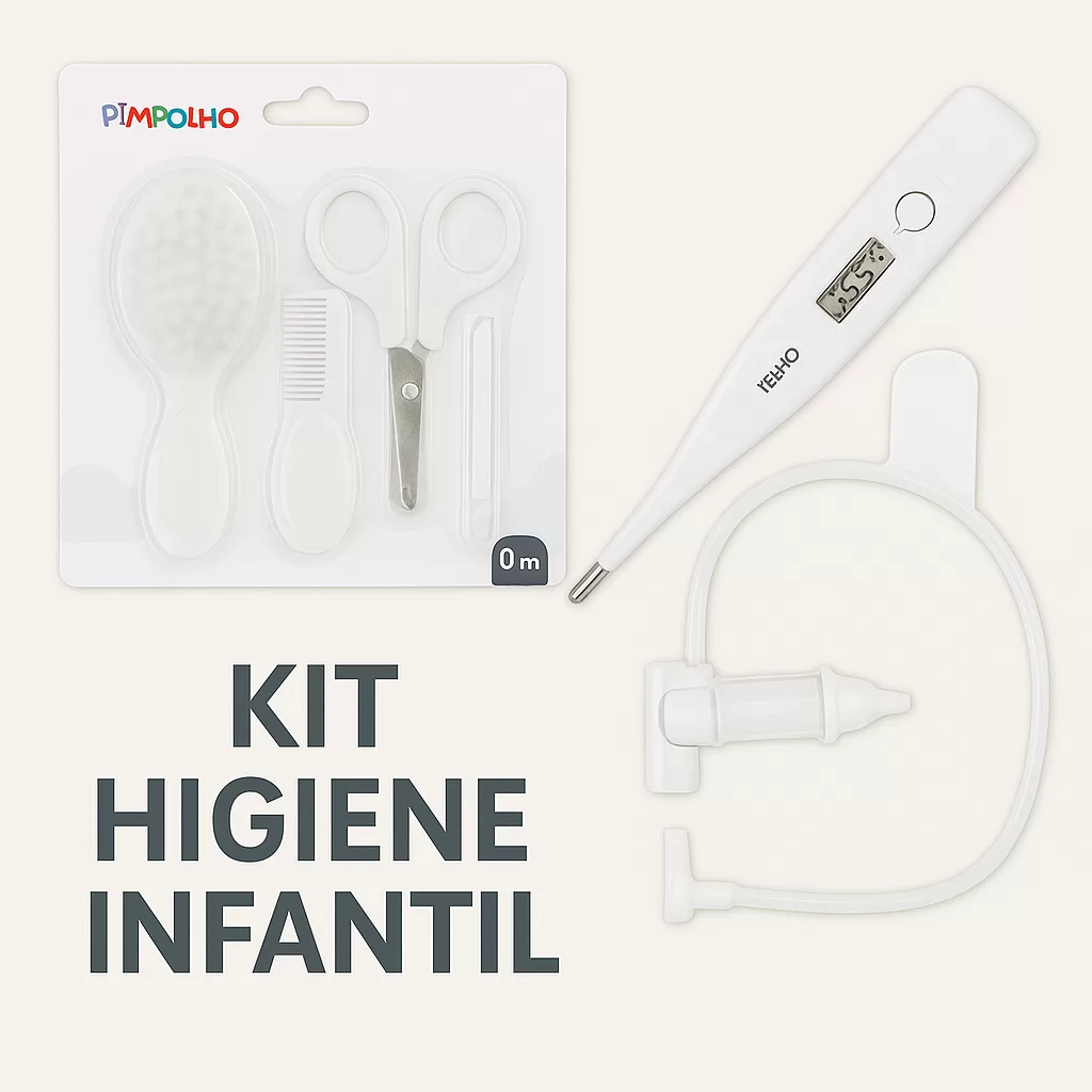 Kit Essencial de Cuidados para Recém-Nascido – Unissex
