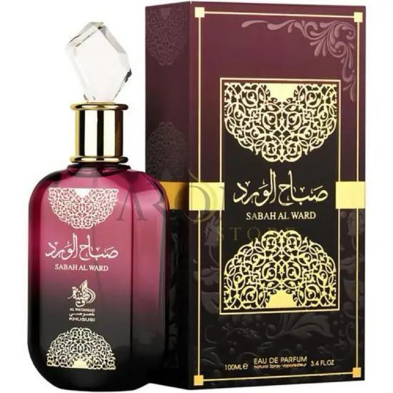 Perfume Árabe Femenino Al Wataniah Sabah Al Ward EUA de Parfum 100ml original , *queridinho das blog
