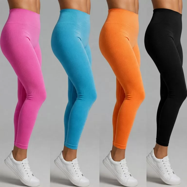 Kit 2 Calças Legging Feminina Fitness Sem Costura