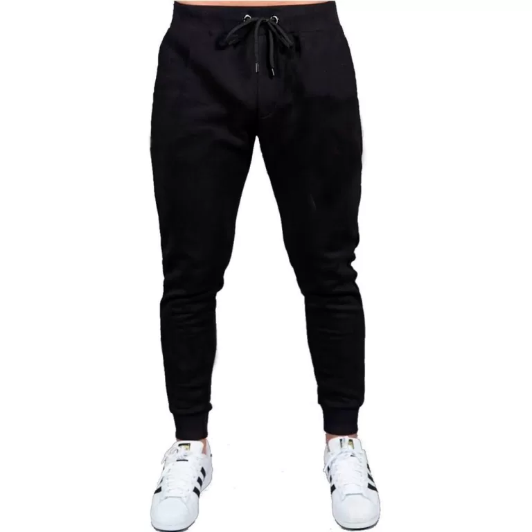 Calça Moletom Grossa Flanelada jogger Slim Lisa  