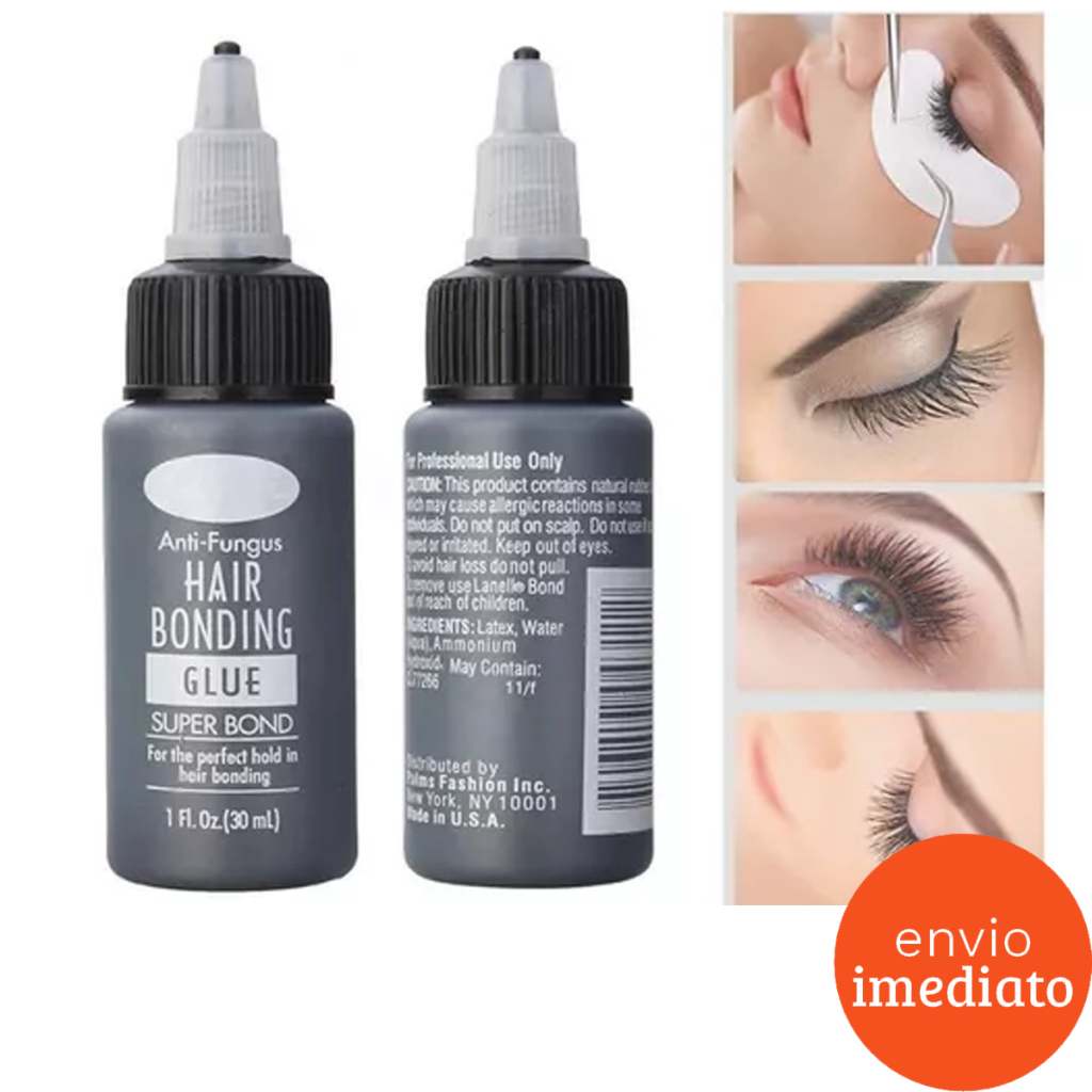 Cola Lanell 30 Ml Para Cílios Mega Hair Lacrado