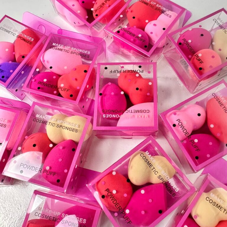 12 kits com 36 Mini Esponja Esponjinha Para Maquia