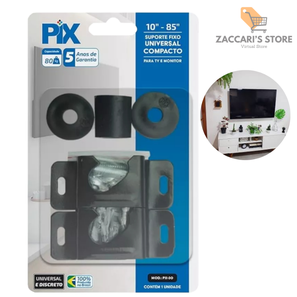 Suporte De Tv Universal Para Televisão Para Fixar Na Parede