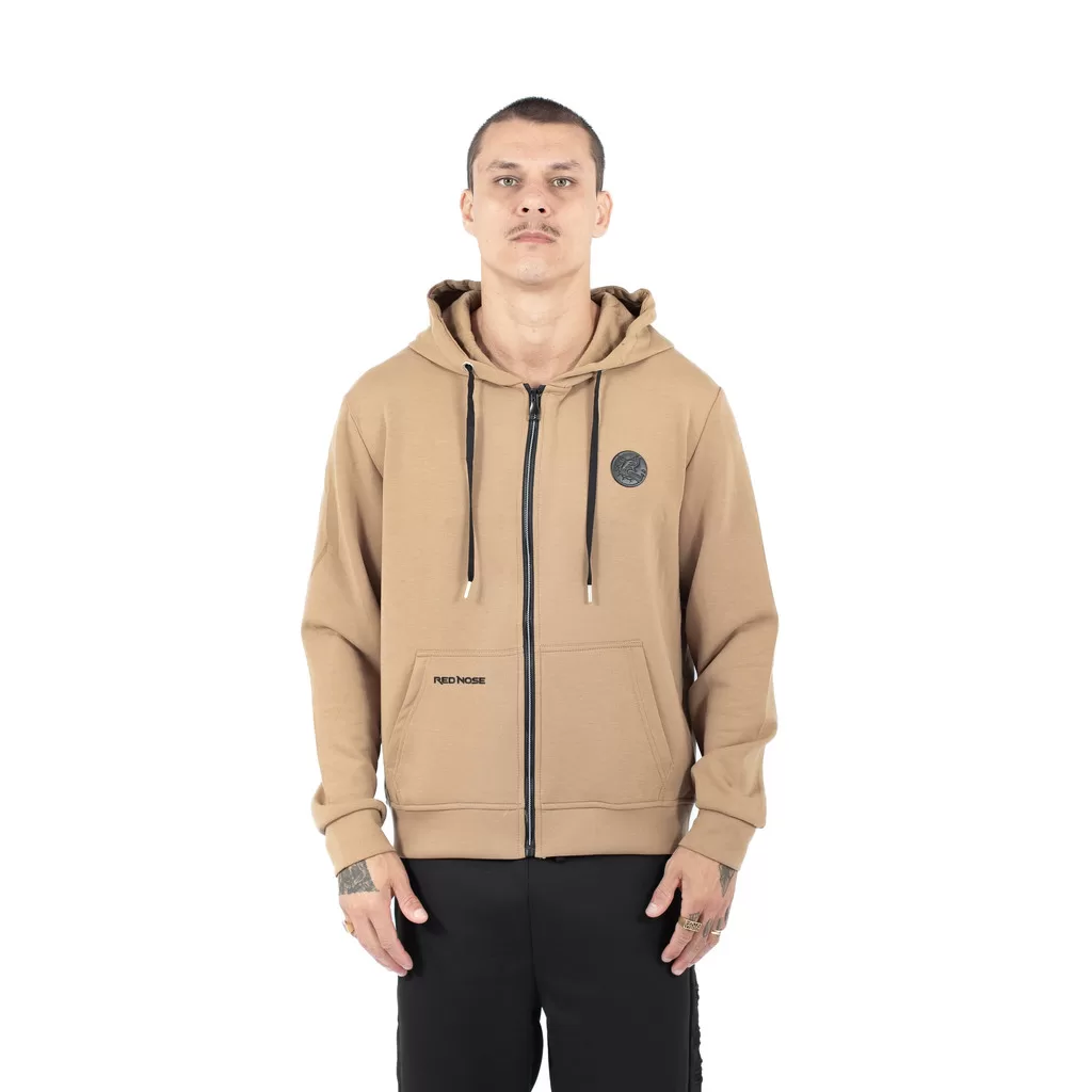 Jaqueta Ziper Moletom Tag Emborrachada