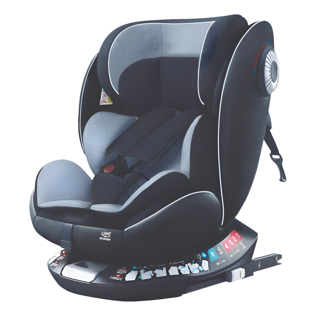 Cadeira de Bebê para Carro Gray Estrutura Plástico e Ferro Compacta para Viagens e Passeio – Zippy T