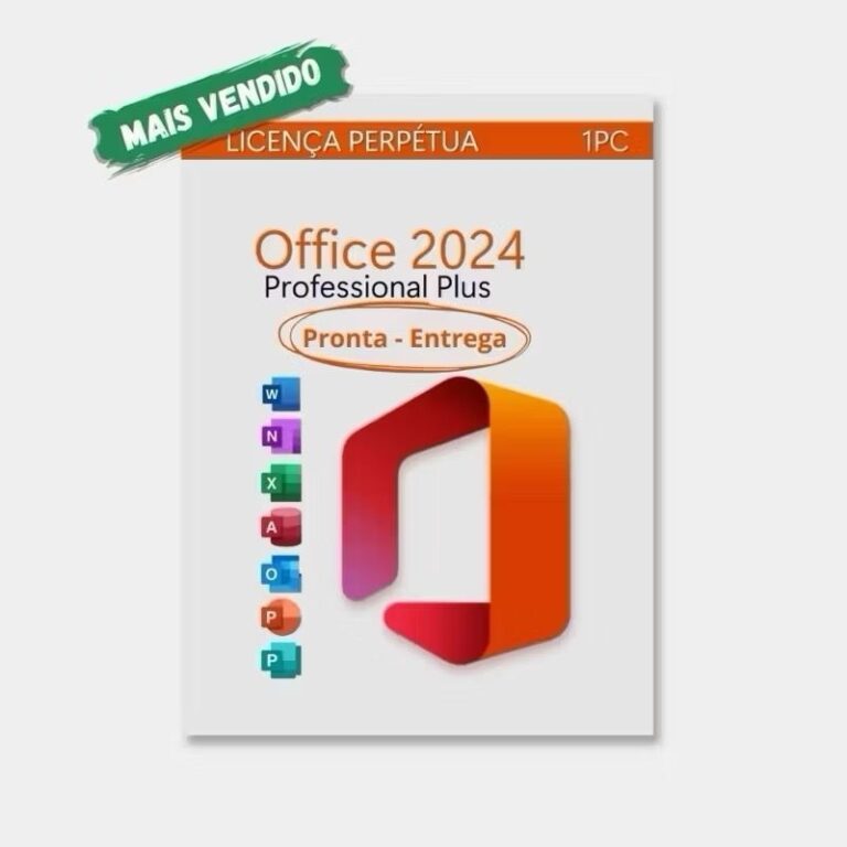 pacote office professional plus 2024 para 1 PC/MAC