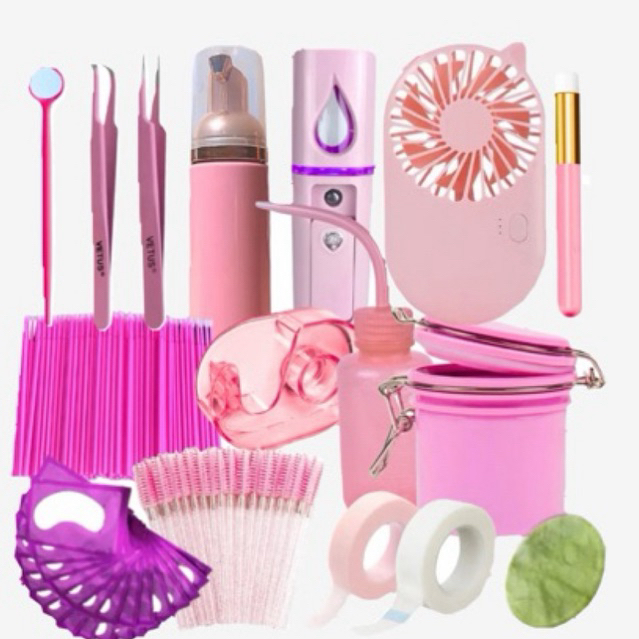 kit Extensão de cílios completo iniciante/avanç