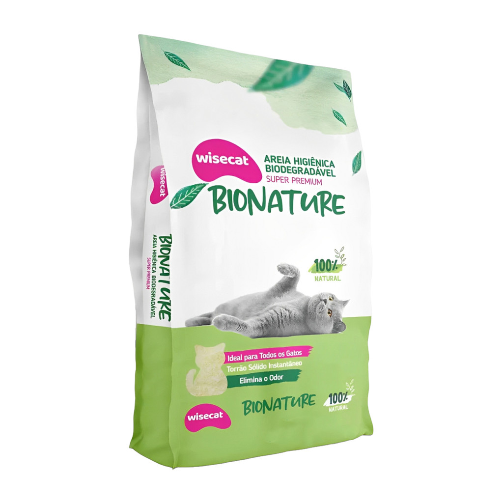 Areia Higiênica Bionature Biodegradável – Tradicional