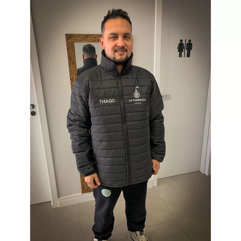 UNIFORME EMPRESARIAL – JAQUETA NYLON BOBOJACO PERSONALIZADA COM SUA LOGO – JAQUETA PUFFER FEMININO E