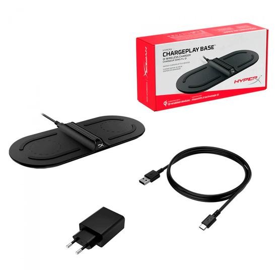Carregador Hyperx Chargeplay Base Sem Fio Duo Qi H
