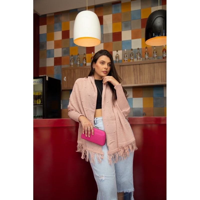 Chale Capa Feminina Blusa Inverno