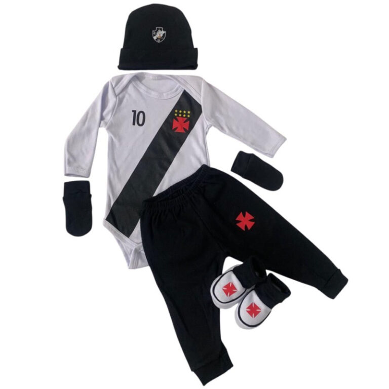 kit 5 peças time bebê,inverno torcedor, temátic