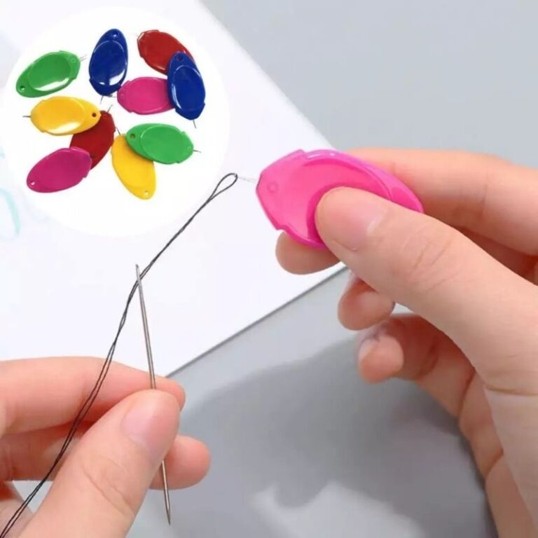 Kit 10 Passador Colocador de Linha em Agulha Alfin