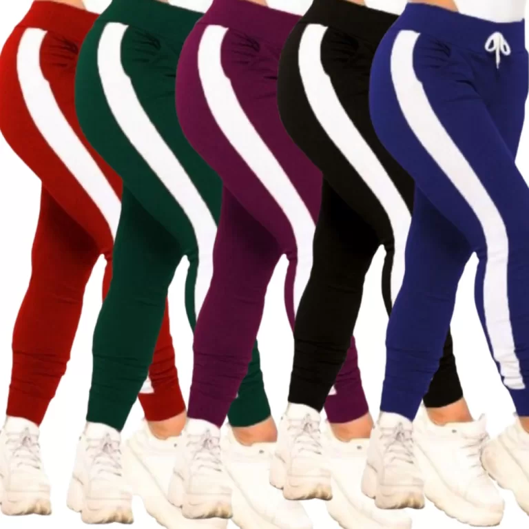 Calça Feminina Malha Crepe Jogger Cintura Alta Pl