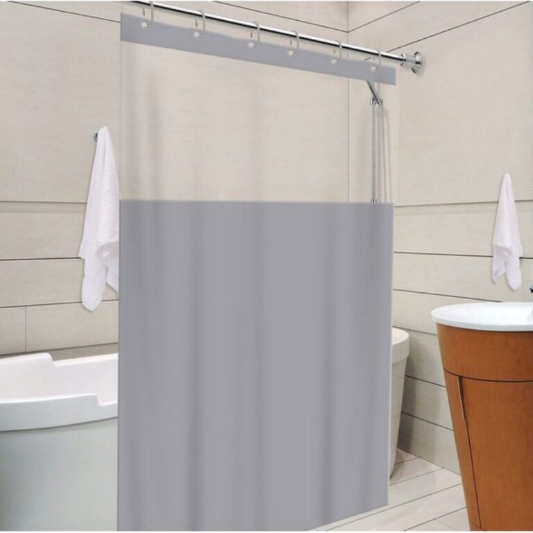 Cortina Box com Visor Transparente em PVC para Ban