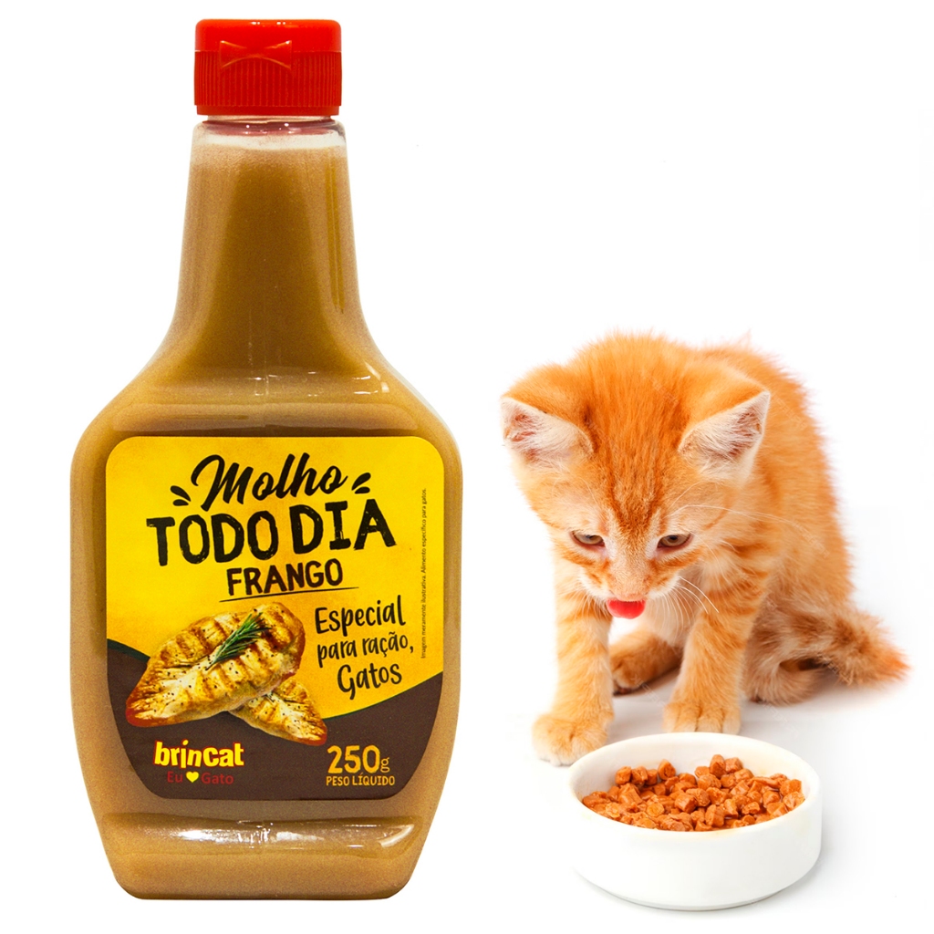 Molho para Ração Todo Dia Brincat Sabor Frango Brincalhão 250gr para Pet