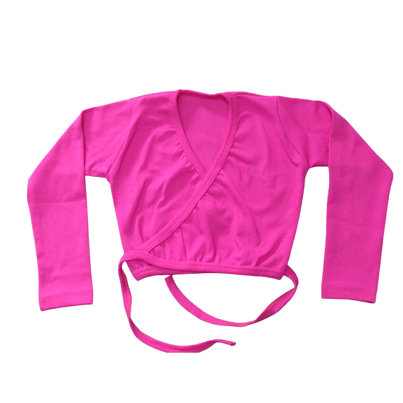 Casaquinho de Ballet infantil transpassado várias