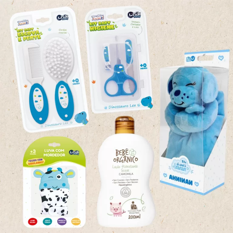 Kit Cuidados Mamãe e Bebê Masculino Intermediár