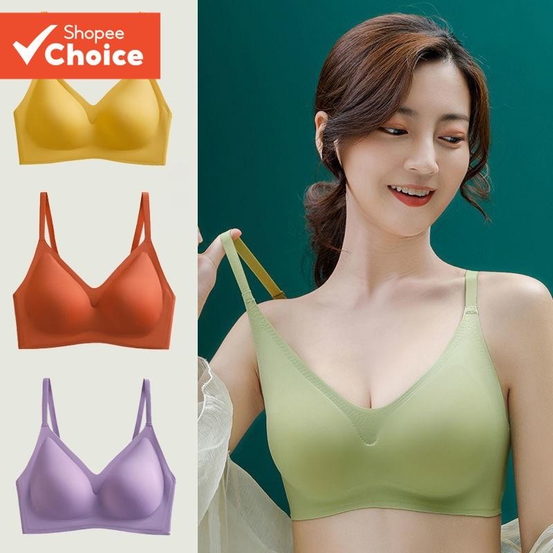 Sutiã Esportivo Push-Up De Látex-Sem Costura E Ajustável Para Mulheres (32A-40D , 7 Cores)