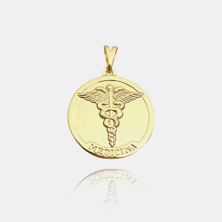 Pingete de Ouro 24k Profissoões Banhado a Ouro
