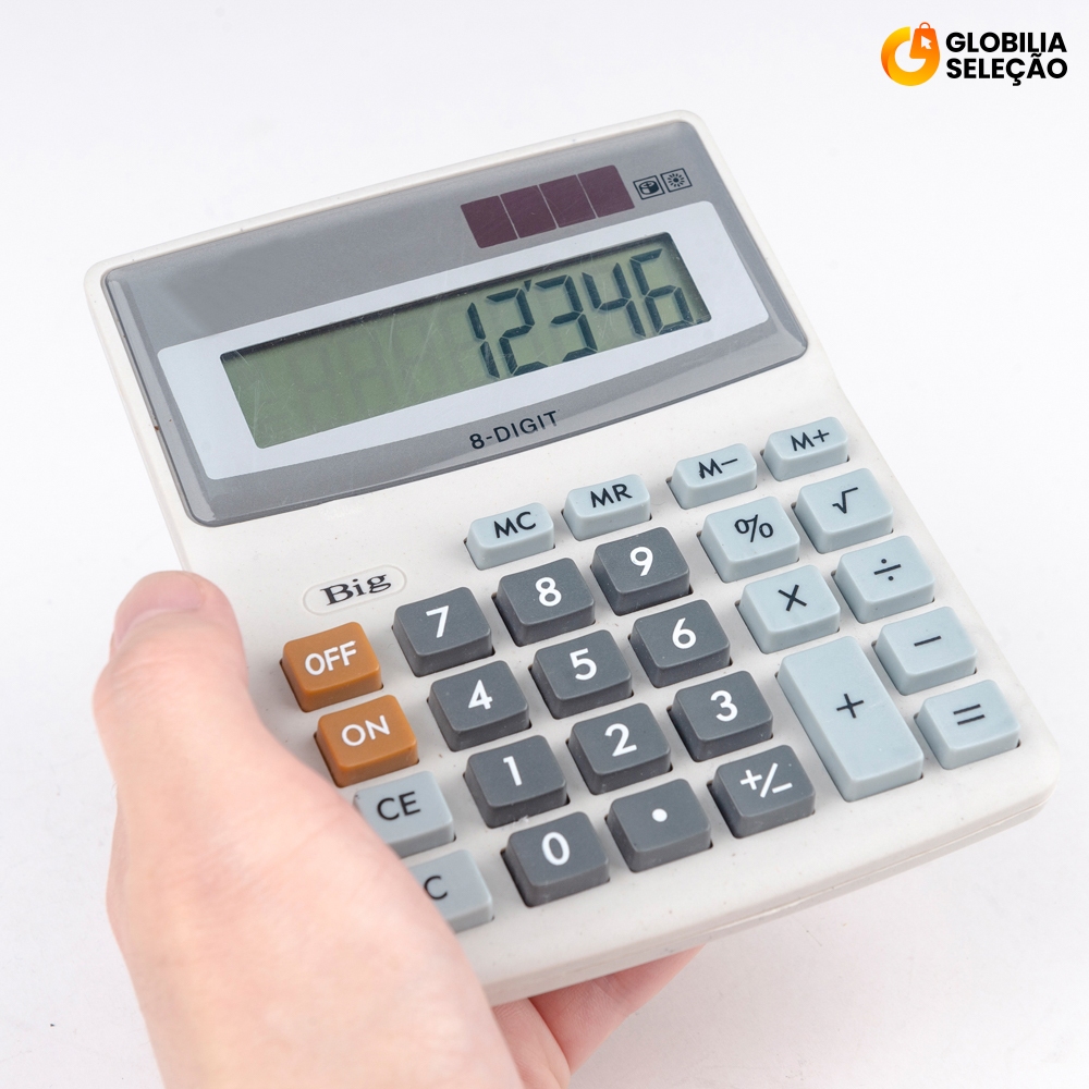 Calculadora LCD 8 dígitos Papelaria do estudante Ferramentas de exame Calculadoras ferramentas escri