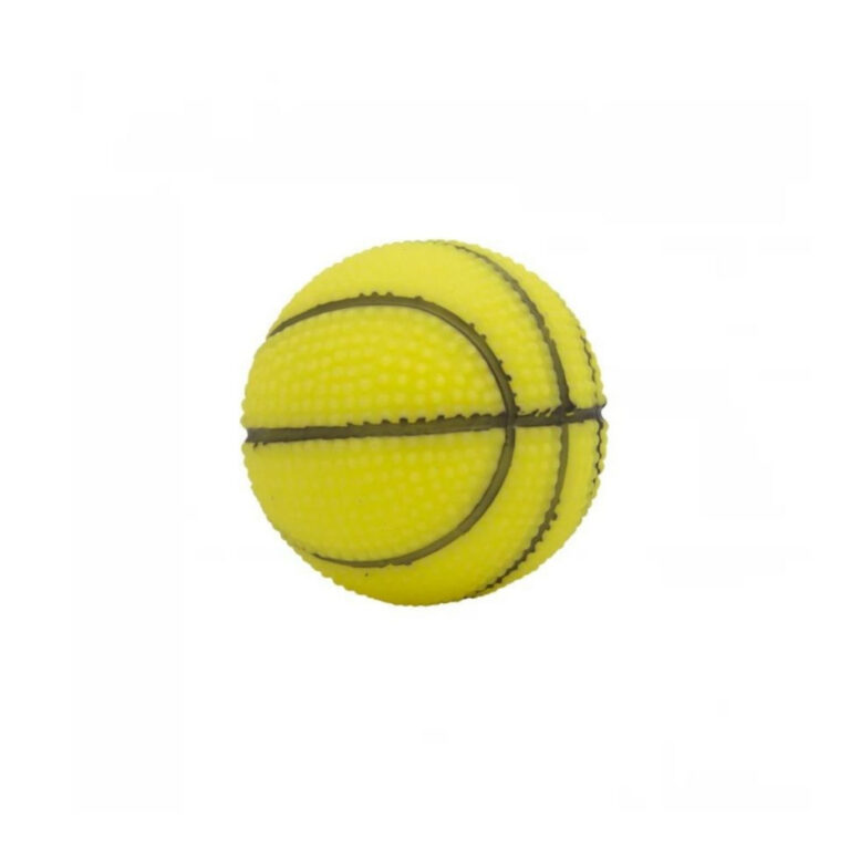 Brinquedo Mordedor Bola de Basquete Vinil para Cac