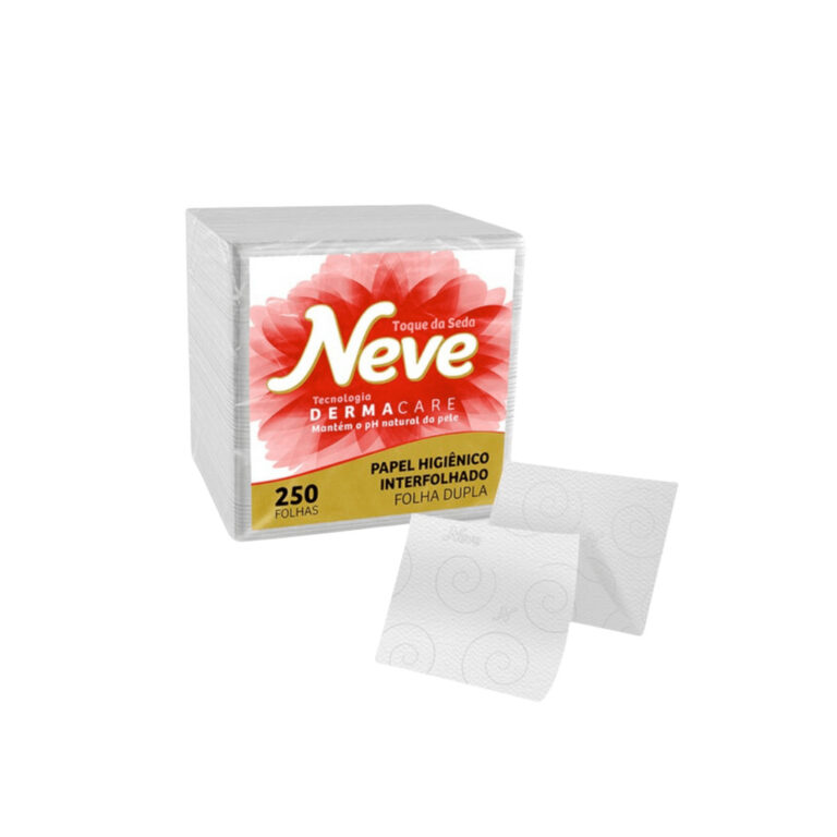 Papel Higiênico Interfolhado Folha Dupla com 250 