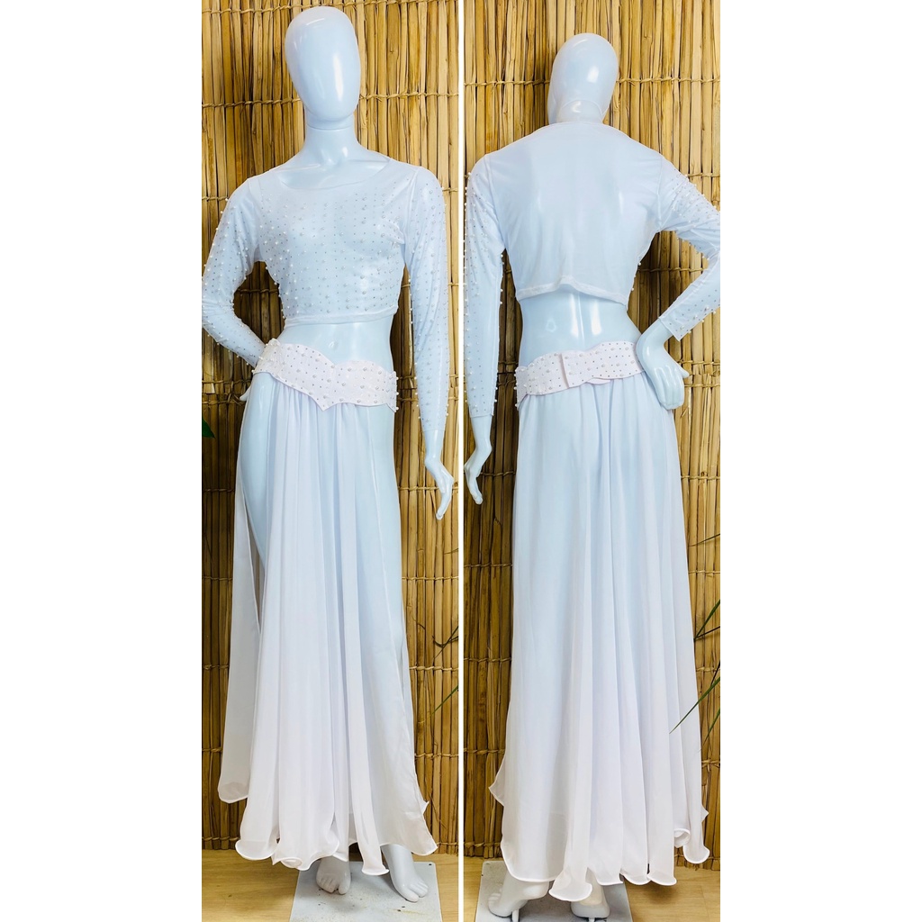 [Liquidação] Dança do Ventre Traje  Bordado Completo- Pronta Entrega – TPCL-546