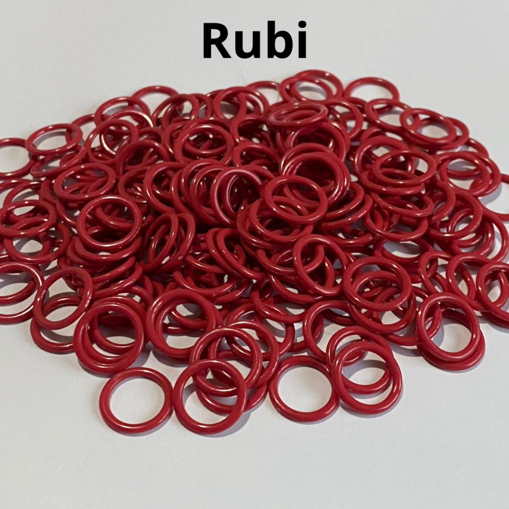 100 Argolas de Plástico Para Alças de Sutiã 13mm.