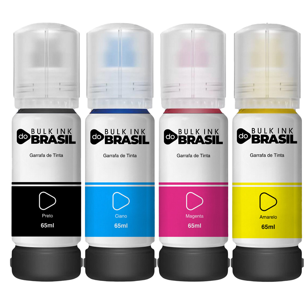 Kit 04 tintas Compatível para impressora Tank T544 L3150, L3110, L5190, L3250, L3210, L5290, L5590 C