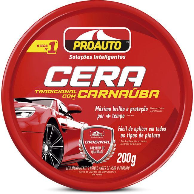 Cera Automotiva Tradicional Pasta Com Carnaúba Pr