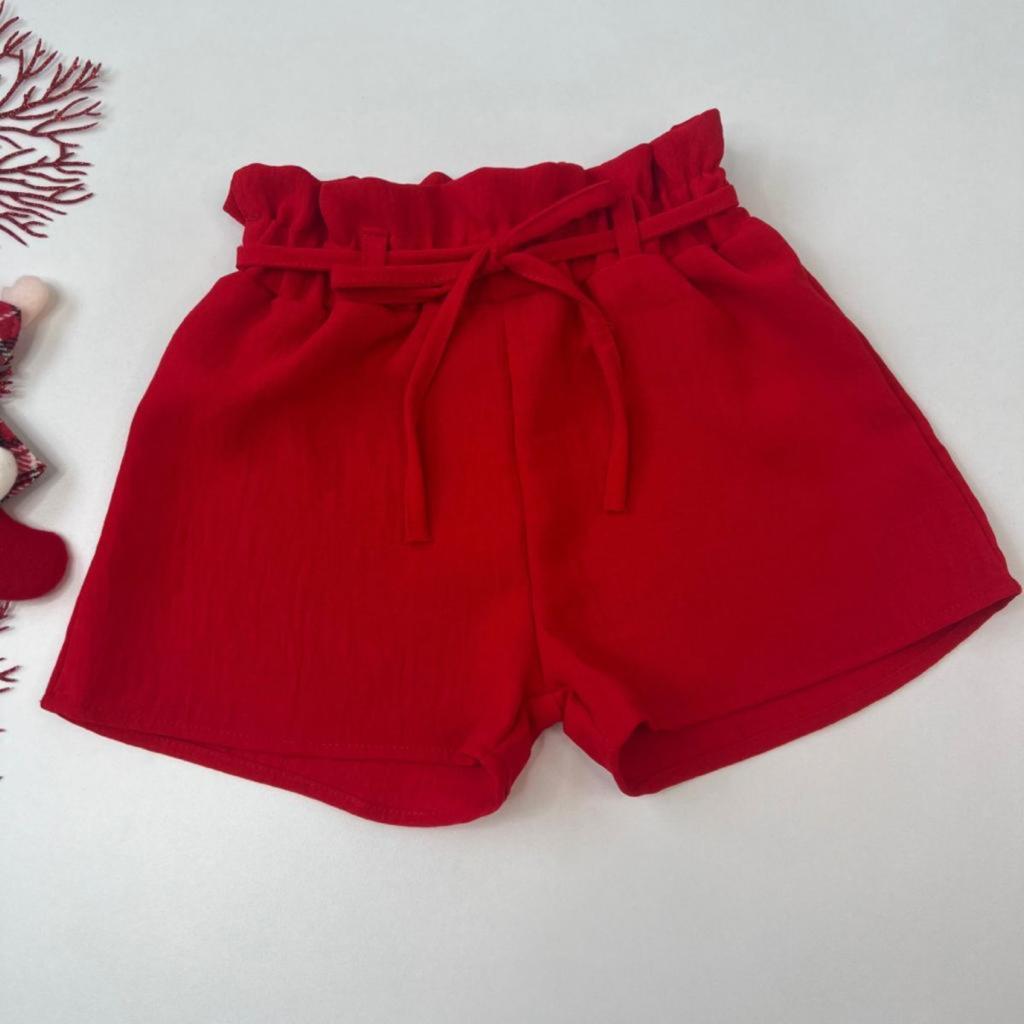 Short Infantil Shortinho De Menina Roupas Infantis Moda Luxo