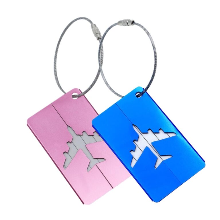 2 Tags De Mala Bagagem Mochila Cartão Etiqueta Id