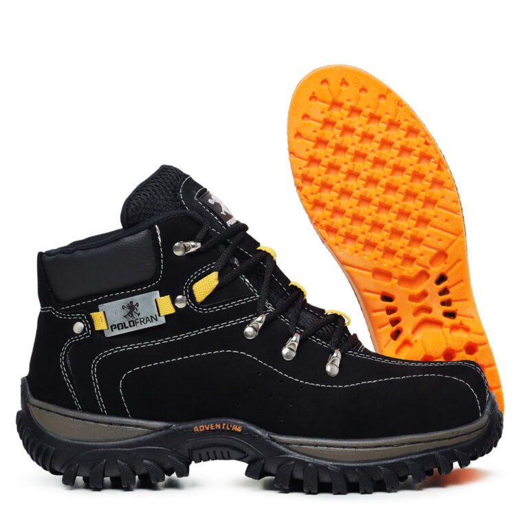 Bota Botina Adventure Polo Fran Coturno Preto Masc