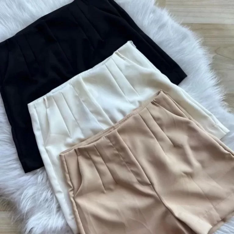 SHORT ALFAIATARIA FEMININO ZARA CINTURA ALTA COM Z