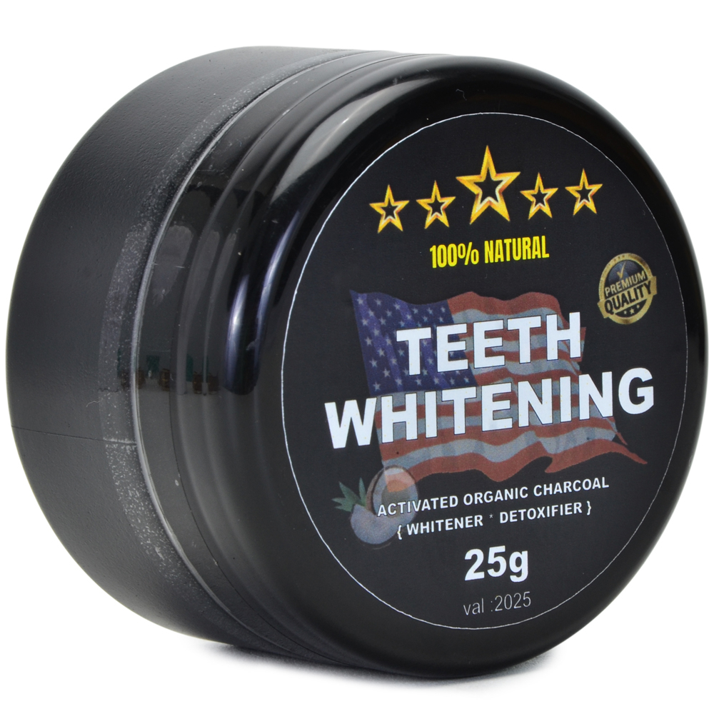 Branqueador Dente Carvão Pó Ativado Profissional Natural