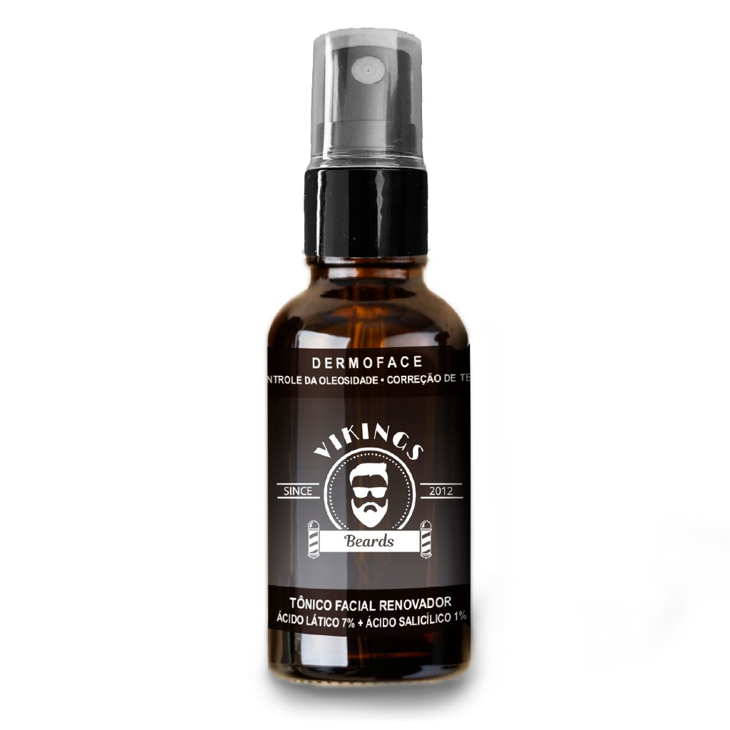 Tônico Facial Renovador – Dermoface Spray – 7% Ácido Lático + 1% Ácido Salicílico – 30ml