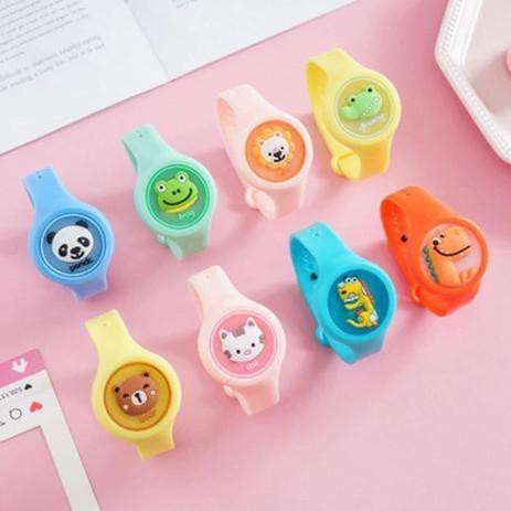 Relógio infantil com pulseira com estampa de dese