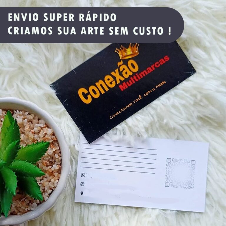 Cartão de Visitas impresso Personalizados 1,000 u