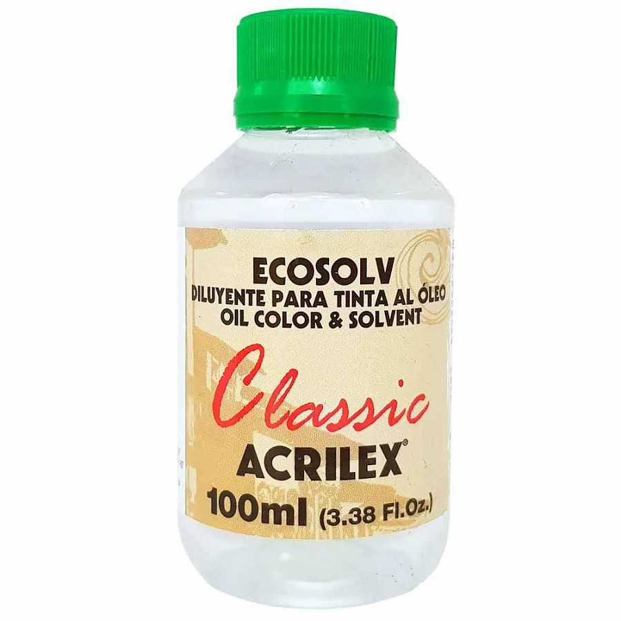 ECOSOLV ACRILEX 100 ML – DILUENTE PARA TINTA À ÓLEO