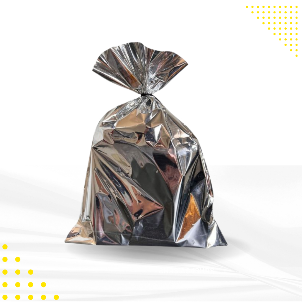 Kit 100 Unid Saco Presente Metalizado Diversos Tamanhos 10×15 / 24×24 / 25×37 / 30×45 / 20×30 / 45×6