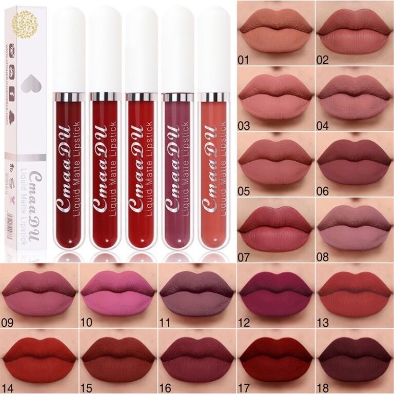 Baton Matte Batom Brilho Labial Líquido prova De 