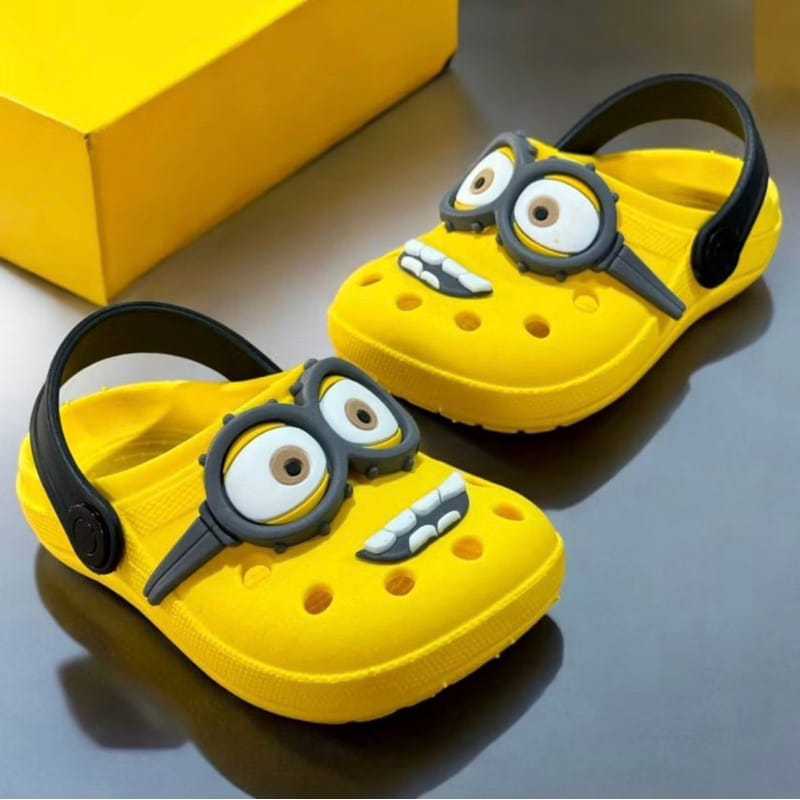 Babuche Sandalia Infantil Menino Enfeite Especial Minions Lançamento