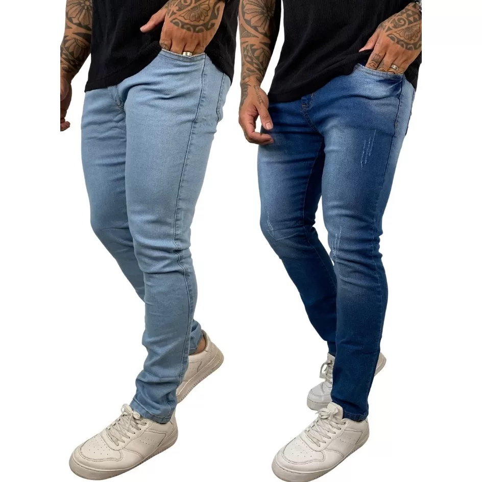 kit calças jeans skinny clara e escura original direto da fabrica NF