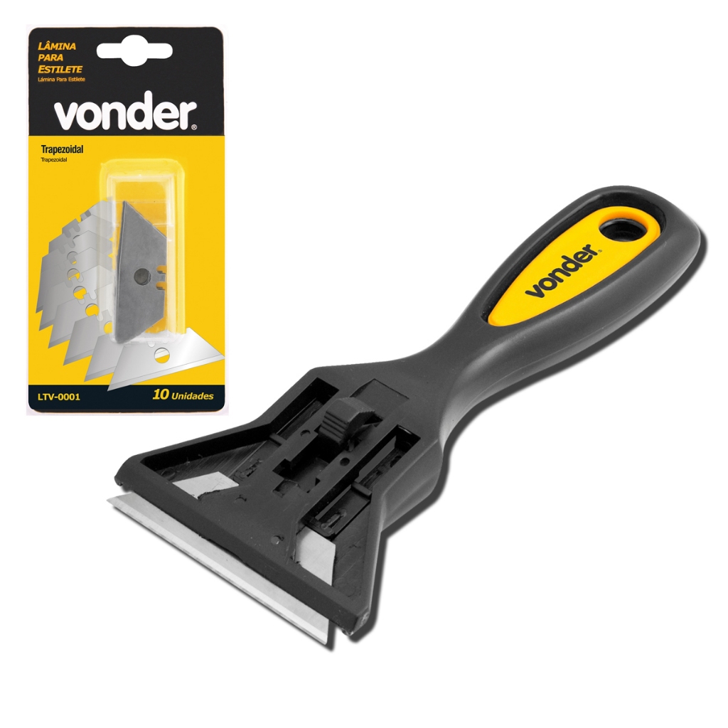 Raspador De Vidro Plano Com 10 Laminas Rp011 – Vonder