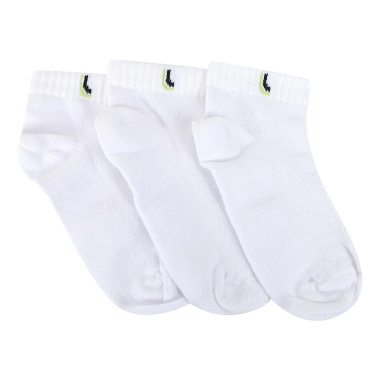 Kit Meia Infantil Lupo Básico Cano Baixo 3 Pares 