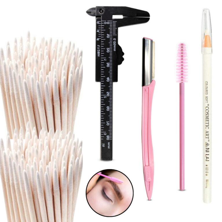 Kit Design de Sobrancelhas Completo Molde + Acess