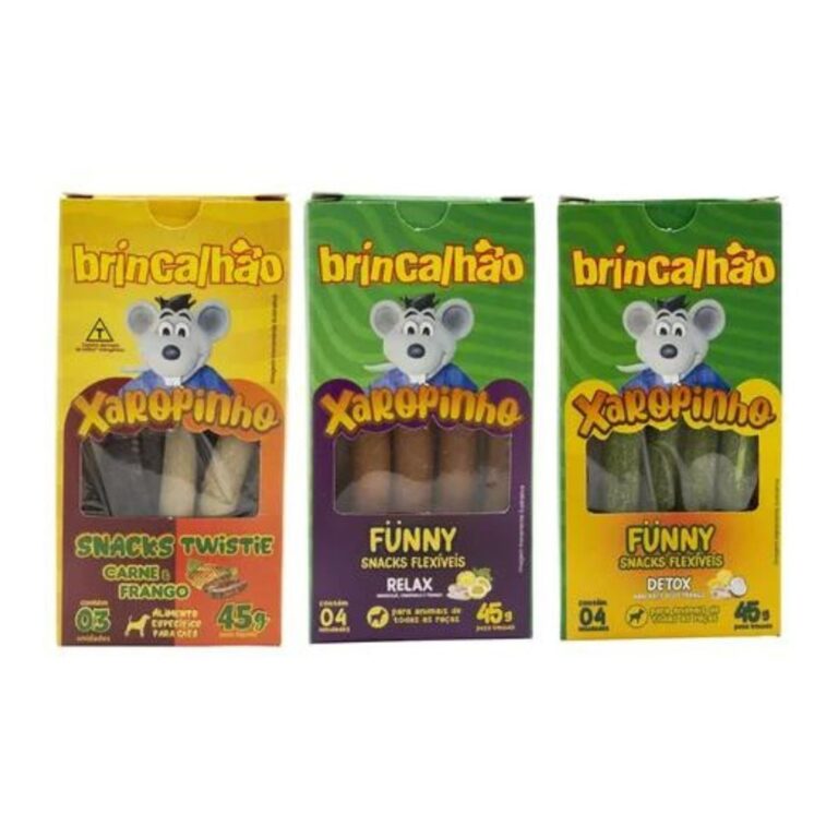 Kit 3 Petiscos Xaropinho Tipo Funny Múltiplos Sab