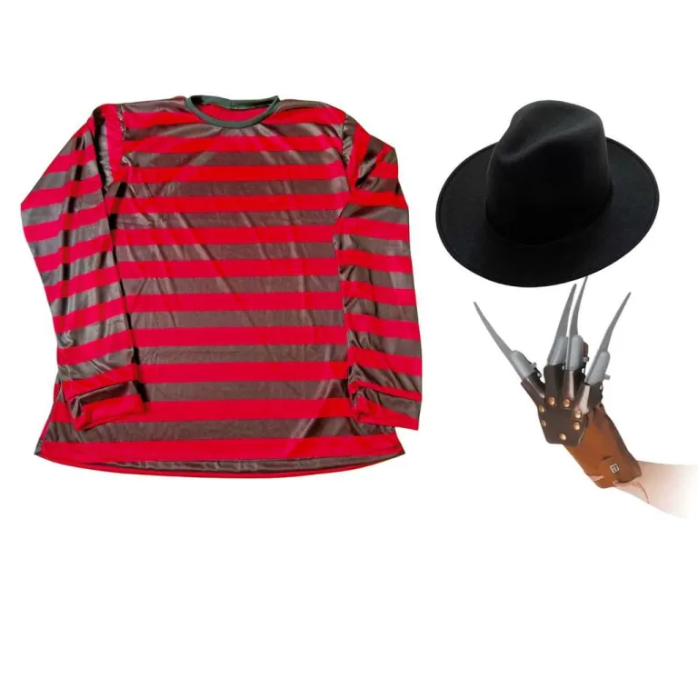 Kit Fantasia Halloween Camisa Garra Chapéu Person